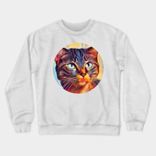 Daring mycat, revolution for cats Crewneck Sweatshirt